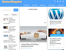 Tablet Screenshot of masterblogster.com